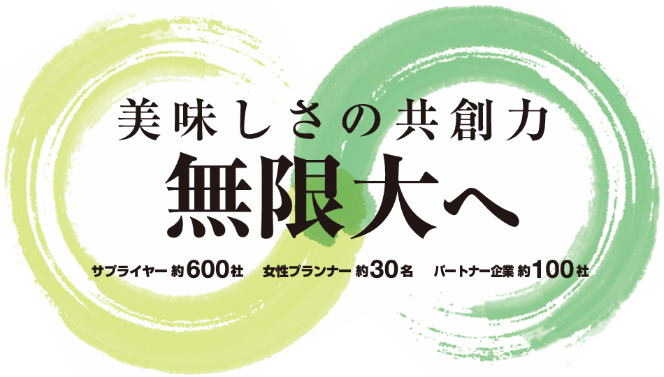 おいしさの共創力 無限大へ