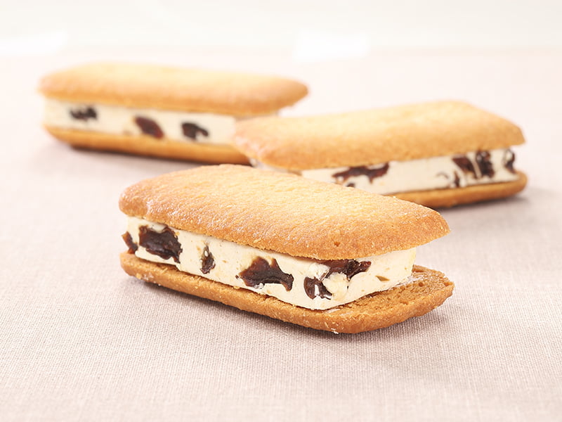 レーズンサブレのクリーム