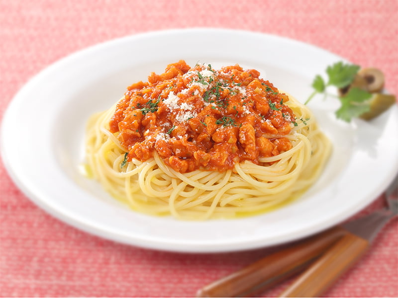 ミートソース風スパゲッティ