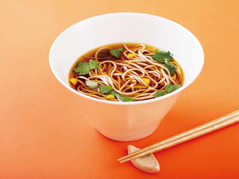 温かいそばのかけつゆ